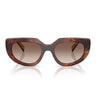 Prada Occhiali da Sole PRD02S 00K10S Caramello Tartarugato Marrone Sfumato Donna 