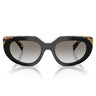 Prada Occhiali da Sole PRD02S 0CD80L Nero Tartarugato/Grigio Sfumato Donna