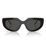 Prada Occhiali da Sole PRD02S 20G08Z Nero Bianco Grigio Scuro Donna  