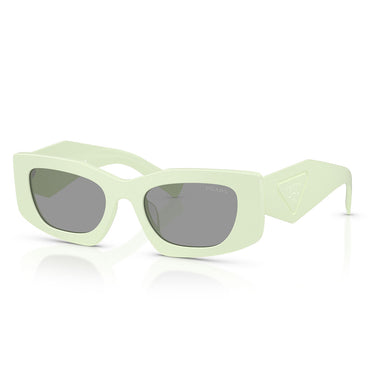 Prada Occhiali da Sole PRD03SD 05K50Q Verde Menta Opaco Grigio Donna  2