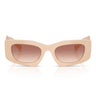 Prada Occhiali da Sole PRD03SD 25B50L Rosa Pastello Marrone Sfumato Donna 