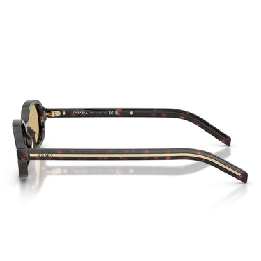 Prada Occhiali da Sole PRD06S 17N70R Root Tartarugato/Marrone Chiaro Donna 3