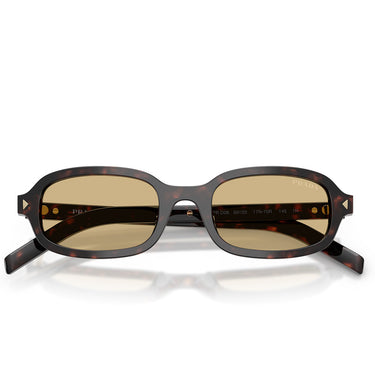 Prada Occhiali da Sole PRD06S 17N70R Root Tartarugato/Marrone Chiaro Donna 5