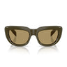 Prada Occhiali da Sole PRD07S 26J70G Verde/Verde Oliva Donna