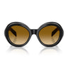 Prada Occhiali da Sole PRD08SU 16K10X Nero/Giallo Sfumato Marrone Chiaro Donna