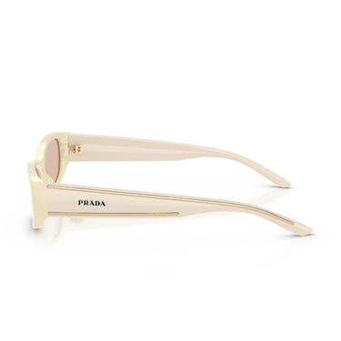 Prada Occhiali da Sole PRD22S 21D31B Bianco Latte/Quarzo Flash Elettric Donna 3