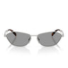 Prada Occhiali da Sole PRD50S 1BC50Q Argento Grigio Donna