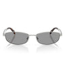 Prada Occhiali da Sole PRD51S 1BC50Q Argento Grigio Donna 