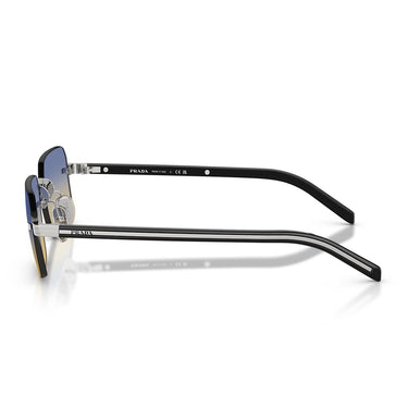 Prada Occhiali da Sole PRD55S 1BC50E Argento/Blu Giallo Uomo 2