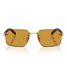 Prada Occhiali da Sole PRD55S 5AK50P Oro/Miele Scuro Uomo