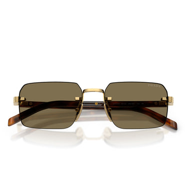 Prada Occhiali da Sole PRD55S 5AK90F Oro/Marrone Chiaro Uomo 4