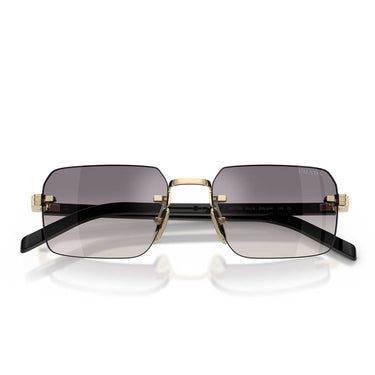 Prada Occhiali da Sole PRD55S ZVN60W Oro Pallido/Blu Specchiato Argento Uomo 4