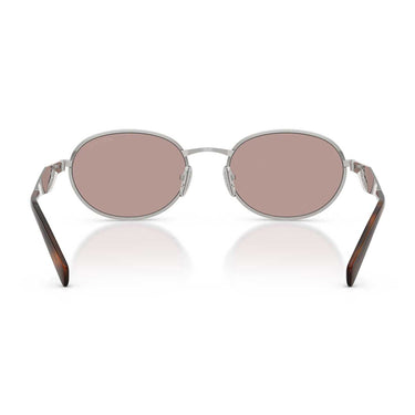 Prada Occhiali da Sole PRD57S 1BC20I Argento/Viola Chiaro Marrone Donna 4