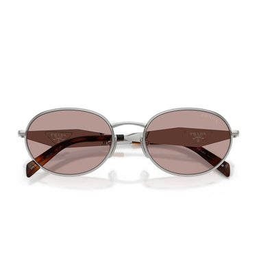 Prada Occhiali da Sole PRD57S 1BC20I Argento/Viola Chiaro Marrone Donna 5