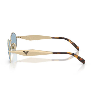 Prada Occhiali da Sole PRD57S ZVN40Q Oro Pallido/Azzurro Donna 3