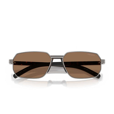 Prada Occhiali da Sole PRD60S 5AV60M Gunmetal/Marrone Scuro Uomo 5