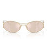 Prada Occhiali da Sole PRD61S ZVN31B Oro Pallido/Quarzo Flash Elettric Donna
