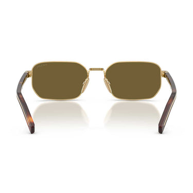 Prada Occhiali da Sole PRD62S 5AK09Z Oro/Marrone Donna 4