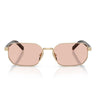 Prada Occhiali da Sole PRD62S ZVN50V Oro Pallido/Rosa Antico Donna