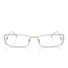 Prada Occhiali da Sole PRD67S 1BC10W Argento/Trasparente con Filtro Luce Blu Donna