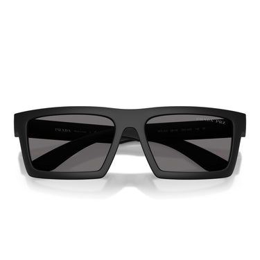 Prada Sonnenbrille PSA07S 1BO02G Linea Rossa Schwarz/Grau Unisex 5