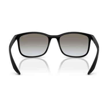 Prada Sonnenbrille PSA08S 1AB0A7 Linea Rossa Schwarz/Grau Verlauf Unisex 4