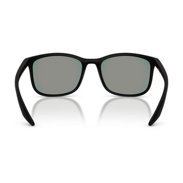 Prada Sonnenbrille PSA08S 1BO08F Linea Rossa Schwarz/Grau Verspiegelt Unisex 4