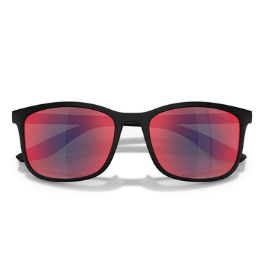 Prada Sonnenbrille PSA08S 1BO08F Linea Rossa Schwarz/Grau Verspiegelt Unisex 5