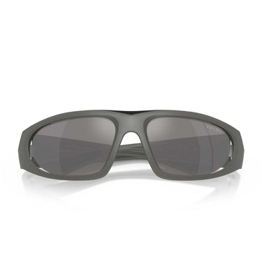 Prada Occhiali da Sole PSB03S 16X7W1 Linea Rossa Grigio Metallizzato/Grigio Argento Specchiato Uomo 5