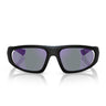 Prada Occhiali da Sole PSB03S 1BO10J Linea Rossa Nero Opaco/Blu Scuro Specchiato Viola Uomo