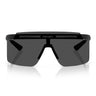 Prada Occhiali da Sole PSB06S 1BO06F Linea Rossa Nero Opaco/Grigio Scuro Uomo