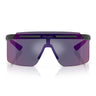 Prada Occhiali da Sole PSB06S 1BO08F Linea Rossa Nero Opaco/Rosso Specchiato Blu Uomo