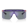 Prada Occhiali da Sole PSB06S 26H10J Linea Rossa Viola Metallizzato/Blu Specchiato Uomo