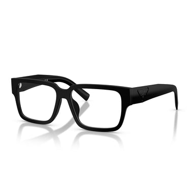 Prada Occhiali da Vista PRD10VD 12P1O1 Nero Opaco/Trasparente Uomo 1
