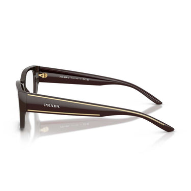 Prada Occhiali da Vista PRD20V 27I1O1 Sigaro/Trasparente Donna 3