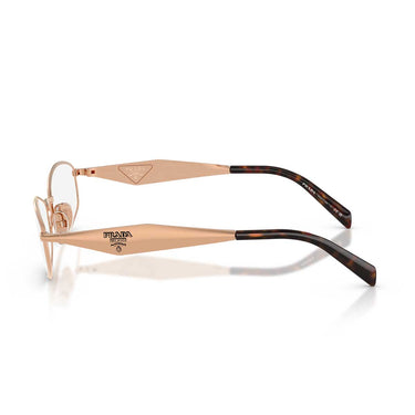 Prada Occhiali da Vista PRD58V SVF1O1 Oro Rosé/Trasparente Donna 3