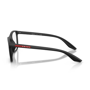 Prada Occhiali da Vista PS06TV 12P1O1 Linea Rossa Nero Opaco/Trasparente Uomo 3