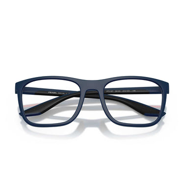 Prada Occhiali da Vista PS06TV 21V1O1 Linea Rossa Blu Opaco/Trasparente Uomo 5