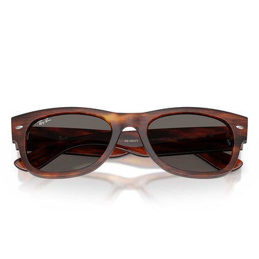 Ray-Ban Occhiali da Sole RB0832S 954/B1 Mega Wayfarer II Marrone Striato/Grigio Scuro Unisex 5
