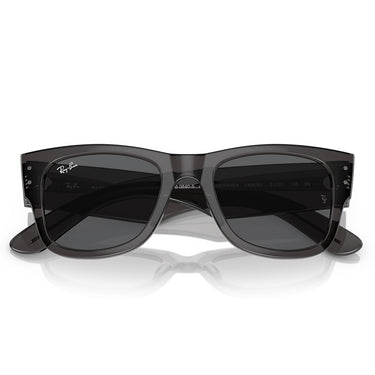 Ray-Ban Occhiali da Sole RB0840S 1406B1 Mega Wayfarer Nero Trasparente/Grigio Scuro Unisex 5