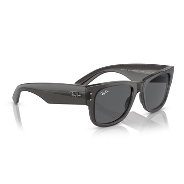 Ray-Ban Occhiali da Sole RB0840S 1406B1 Mega Wayfarer Nero Trasparente/Grigio Scuro Unisex 4