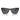Ray-Ban Occhiali da Sole RB0840S 1406B1 Mega Wayfarer Nero Trasparente/Grigio Scuro Unisex