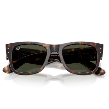 Ray-Ban Occhiali da Sole RB0840S 902 31 Mega Wayfarer Marrone Verde Unisex 5