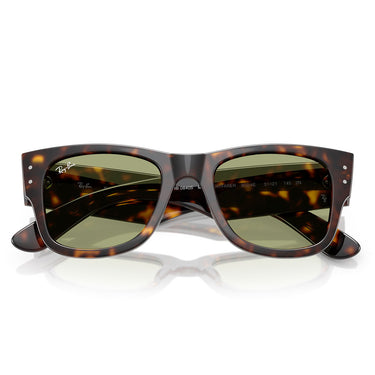 Ray-Ban Occhiali da Sole RB0840S 902/4E Mega Wayfarer Marrone/Verde Unisex