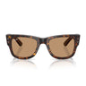 Ray-Ban Lunettes de Soleil RB0840S 902/53 Mega Wayfarer Havana/Marron Unisexe