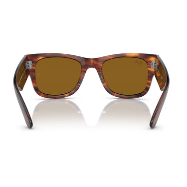 Ray-Ban Occhiali da Sole RB0840S 954/33 Mega Wayfarer Marrone/Marrone Unisex