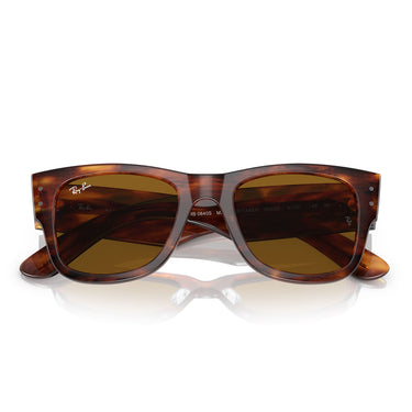 Ray-Ban Occhiali da Sole RB0840S 954/33 Mega Wayfarer Marrone/Marrone Unisex