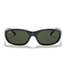 Ray-Ban Occhiali da Sole RB2016 601/31 Daddy-O Nero/Verde G-15 Unisex