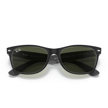 Ray-Ban Gafas de Sol RB2132 6052 New Wayfarer Negro/Verde G-15 Unisex 6