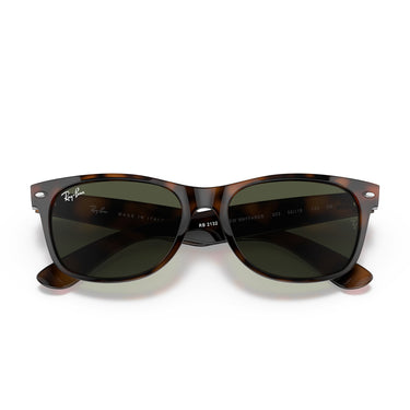 Ray-Ban Occhiali da Sole RB2132 902 New Wayfarer Marrone/Verde Unisex